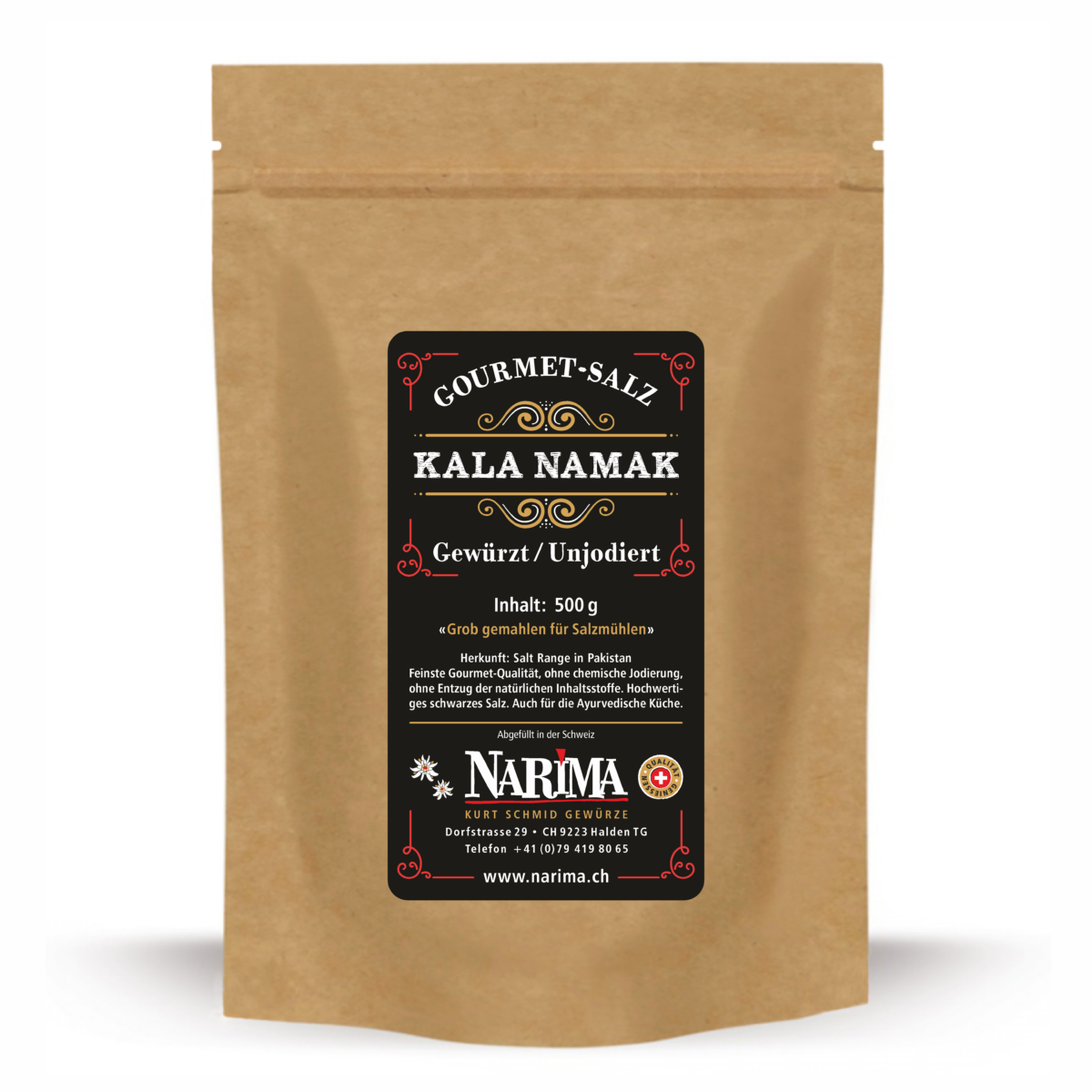 Kala Namak Gourmet-Salz Nachfüll-Beutel